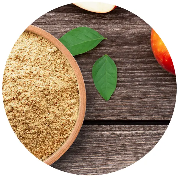 Poudre de pectine de pomme.